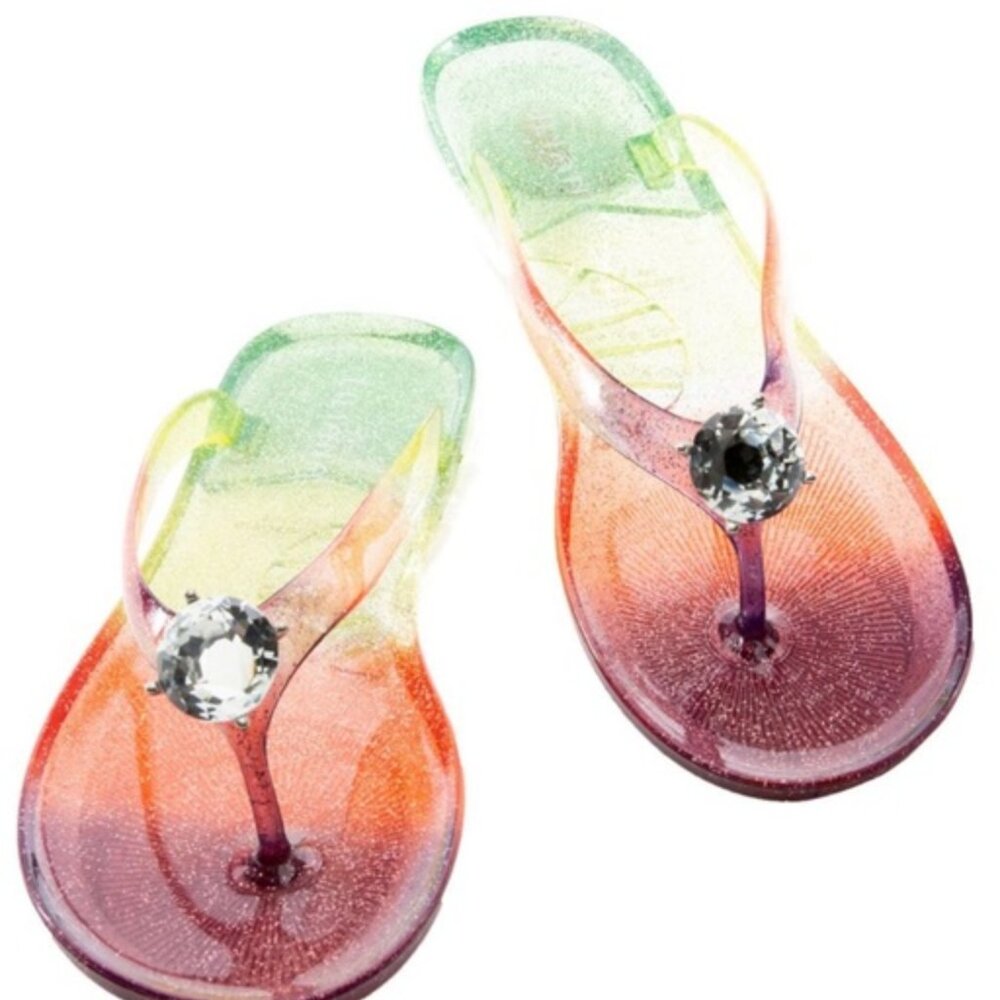 Liliana Jelli Diamond Flip Flops